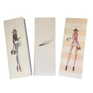 CR Gibson Fashionista Tall Pocket Journals Notebook Set Of 3